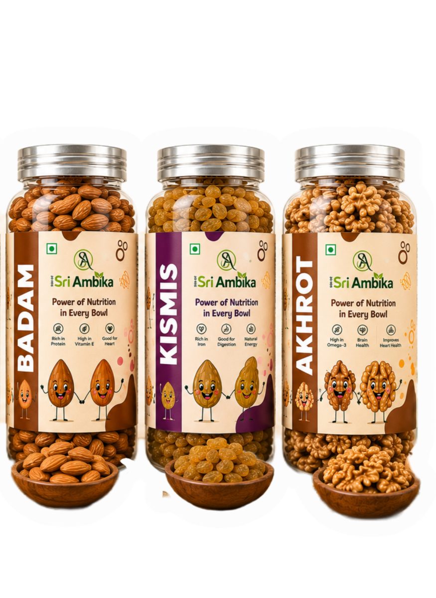 Badam + Akhrot + Kishmish Combo 750 g