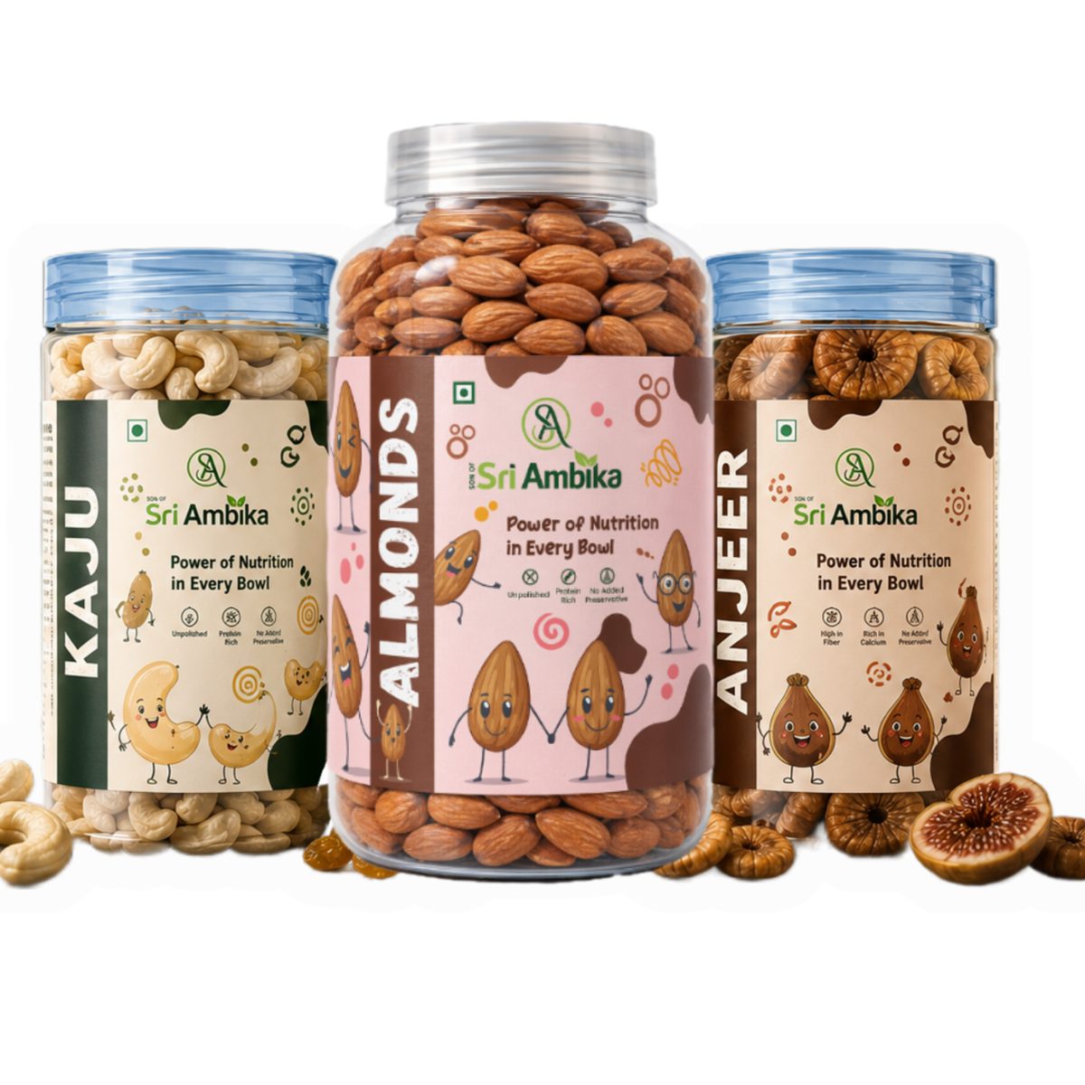 Kaju + Badam + Anjeer Combo 750 g