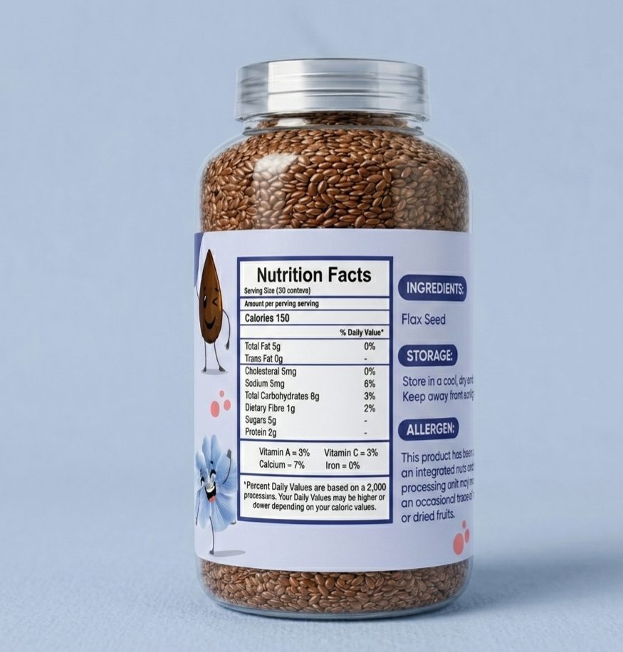 4-in-1 Seeds Combo (Chia, Flax, Pumpkin, Sunflower) 1 kg - image 6