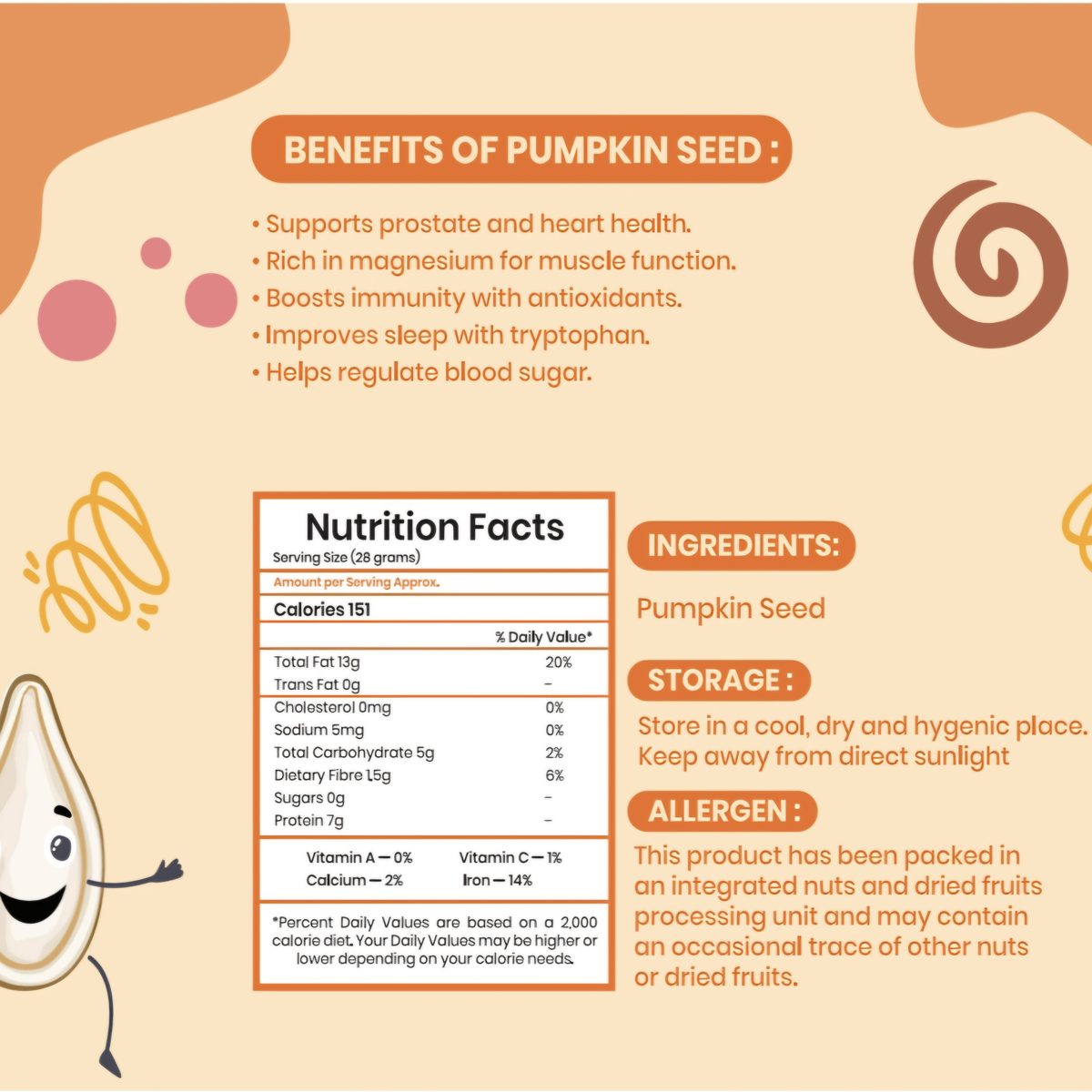 4-in-1 Seeds Combo (Chia, Flax, Pumpkin, Sunflower) 1 kg - image 9