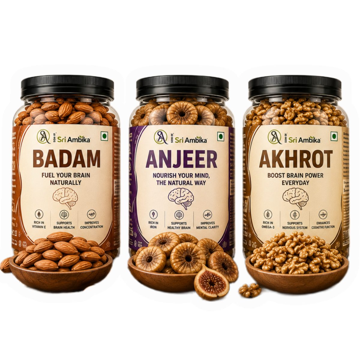 Brain Booster Dry Fruit Combo 750 g - image 3