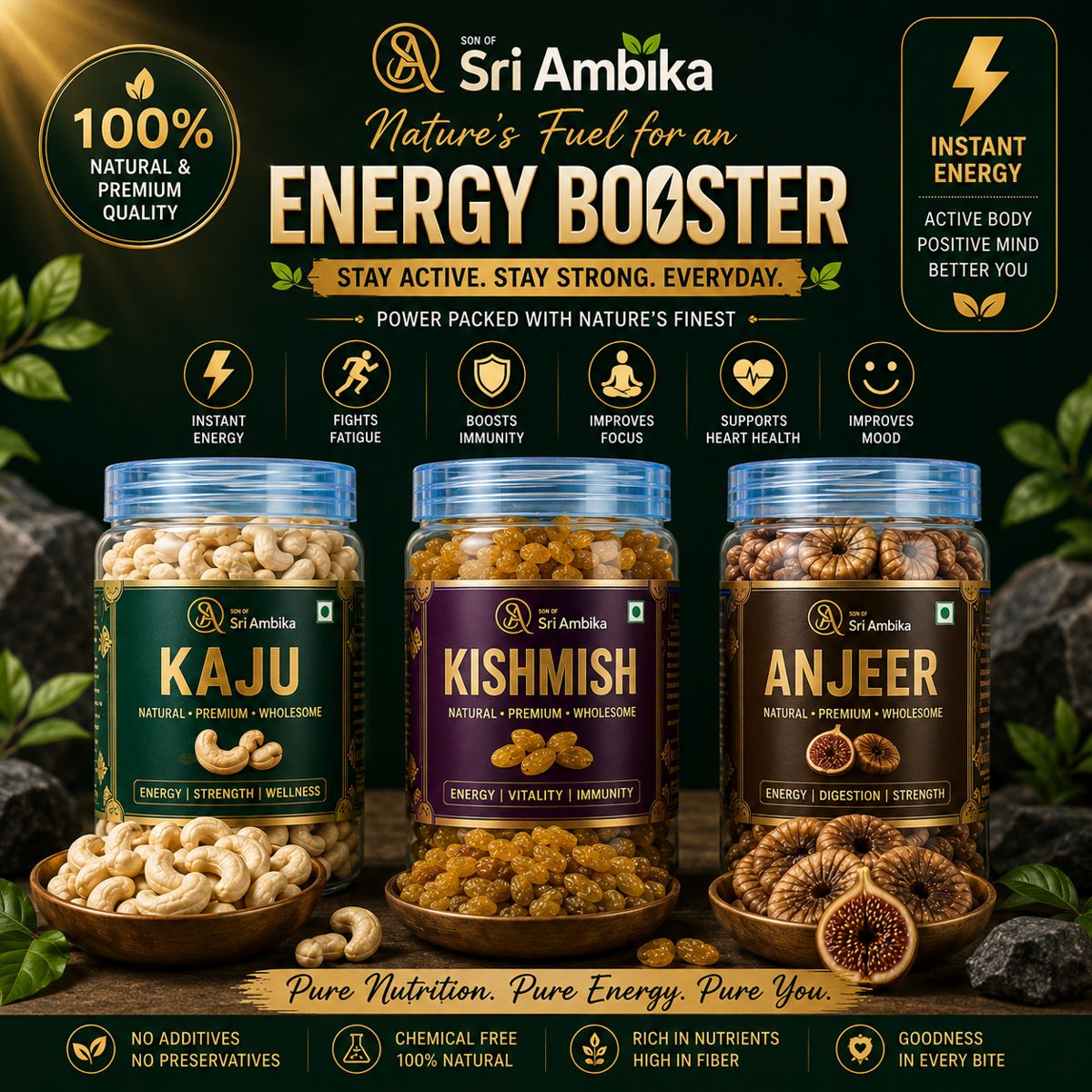 Energy Booster Dry Fruit Combo 750 g - image 5